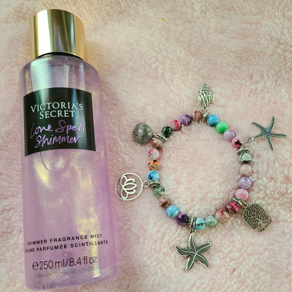 ●SOLD●Love Spell 'Shimmer' & Charm  Bracelet!♡